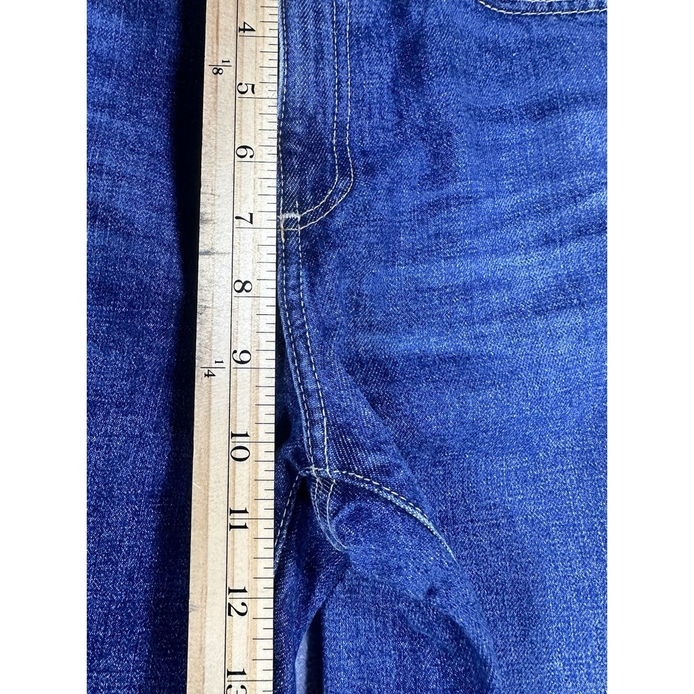 AG Alexxis High Rise Vintage Raw Hem Boot Cut Jeans Size 25 EUC Made In Japan - Picture 6 of 12